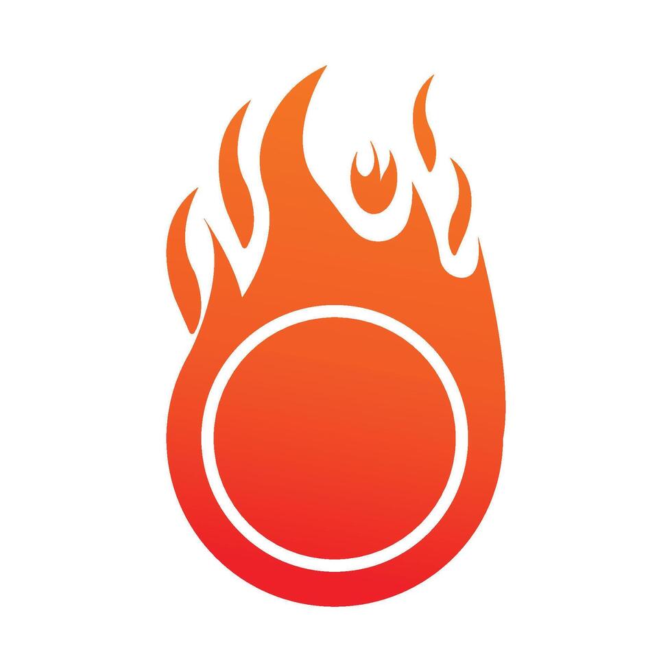 Feuer Flamme Logo Vorlage Vektor Icon Öl, Gas und Energie-Logo-Konzept