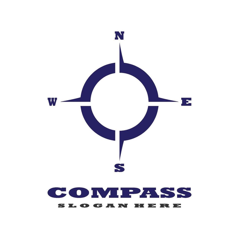 kompass logotyp mall vektor ikon illustration design