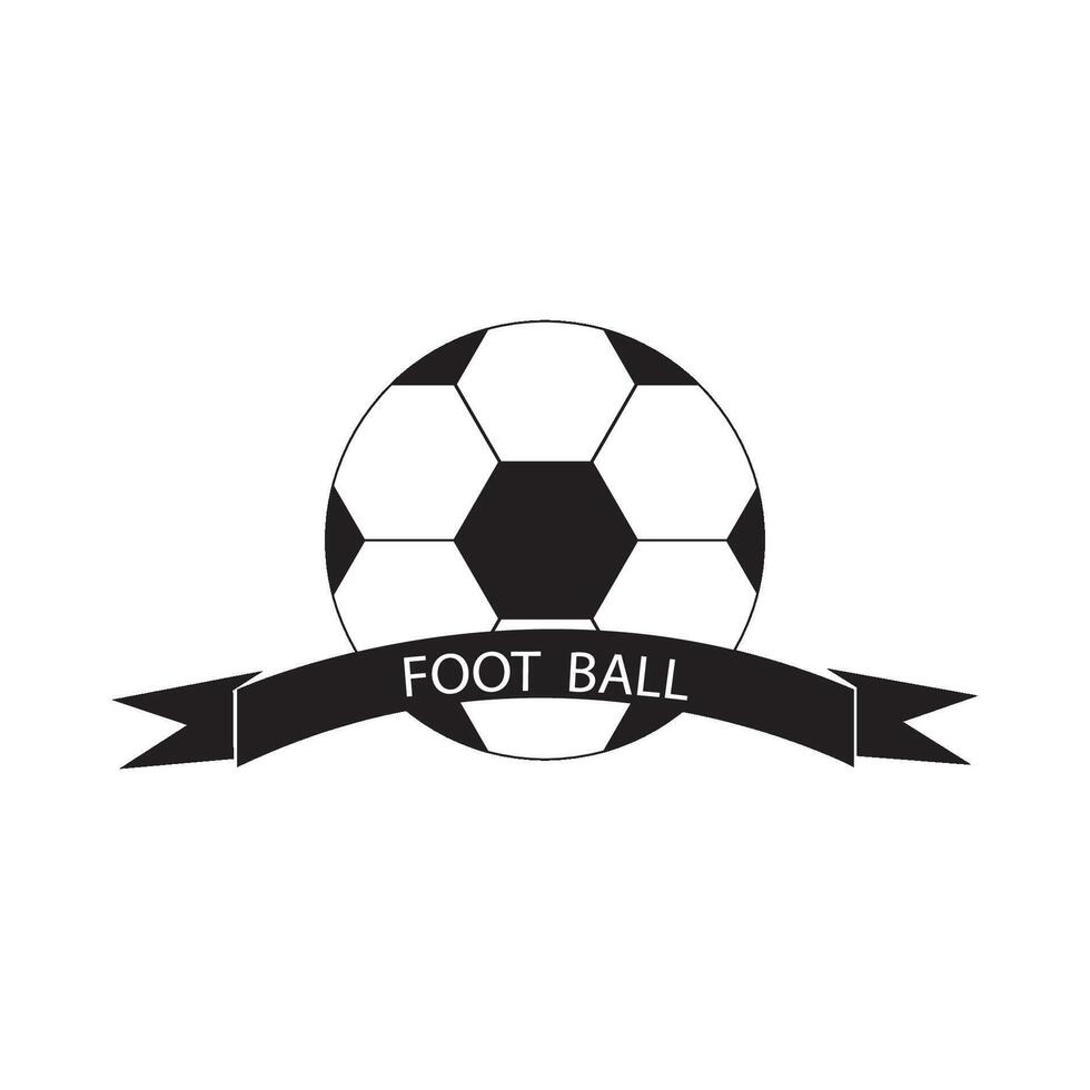 fotboll och fotboll logotyp vektor