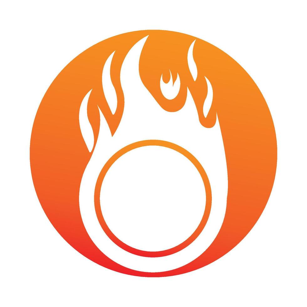 Feuer Flamme Logo Vorlage Vektor Icon Öl, Gas und Energie-Logo-Konzept