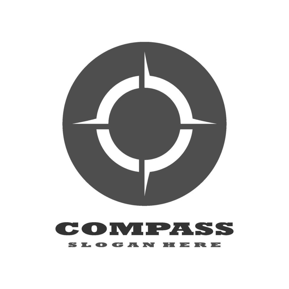 kompass logotyp mall vektor ikon illustration design