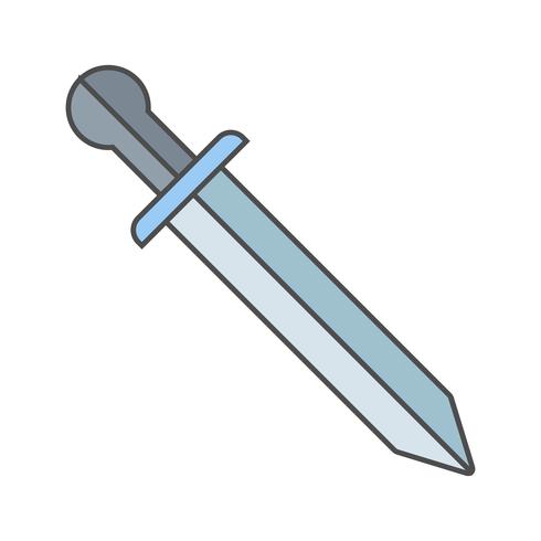 Schwert-Vektor-Symbol vektor