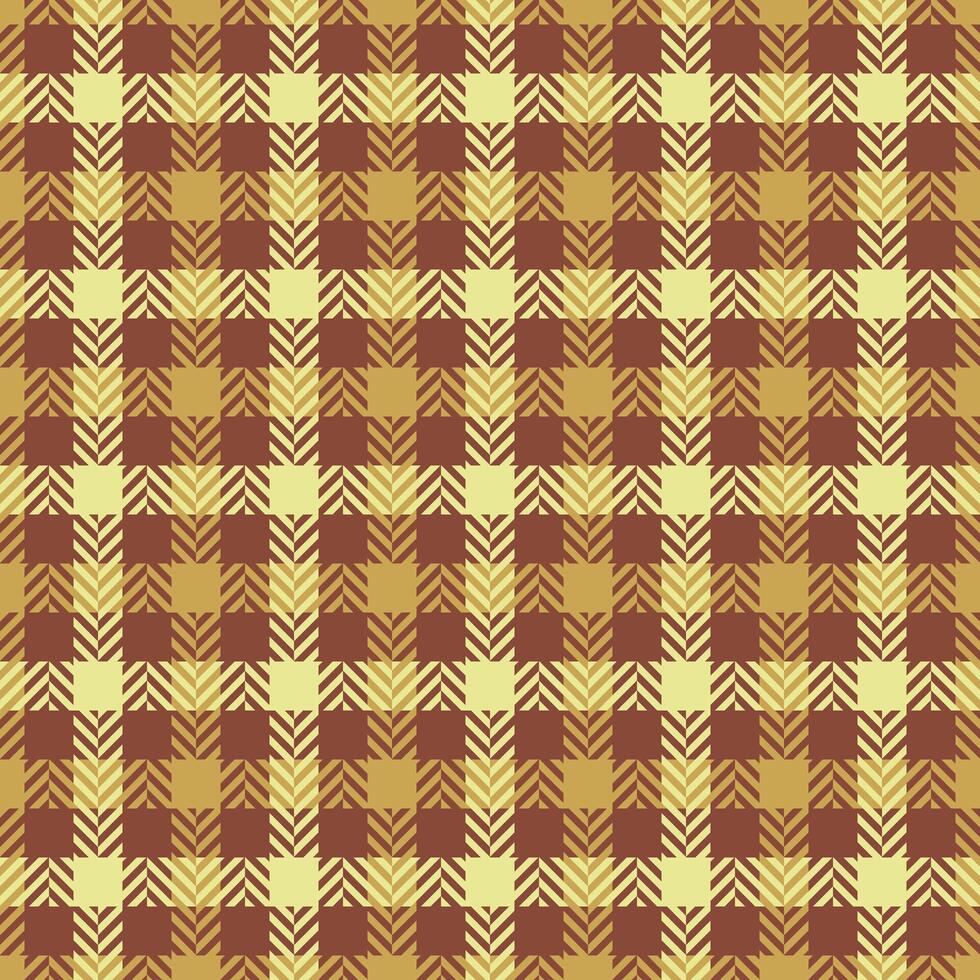 Holzfäller Textil- prüfen Plaid, ausgezogen Muster nahtlos Hintergrund. ziemlich Tartan Vektor Stoff Textur im rot und Bernstein Farben.