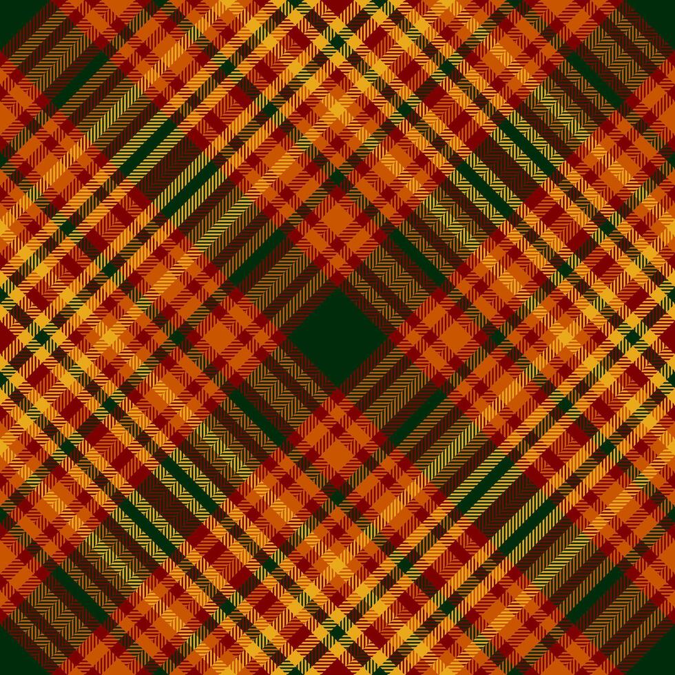 textur kolla upp mönster av pläd tyg sömlös med en vektor bakgrund tartan textil.