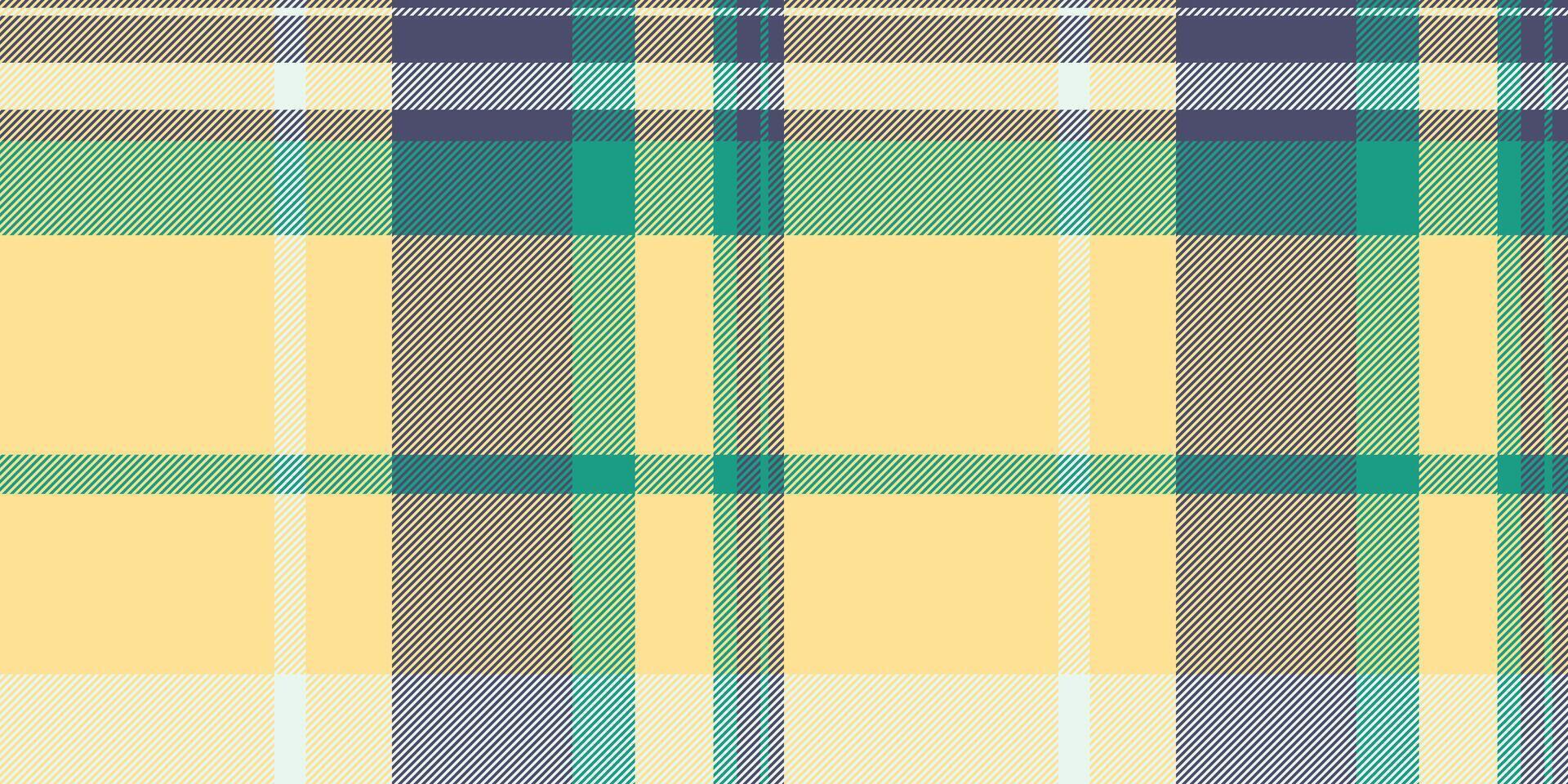 linear Tartan Hintergrund Muster, Argyle Plaid Textil- nahtlos. Englisch prüfen Textur Vektor Stoff im Bernstein und Blau Farben.