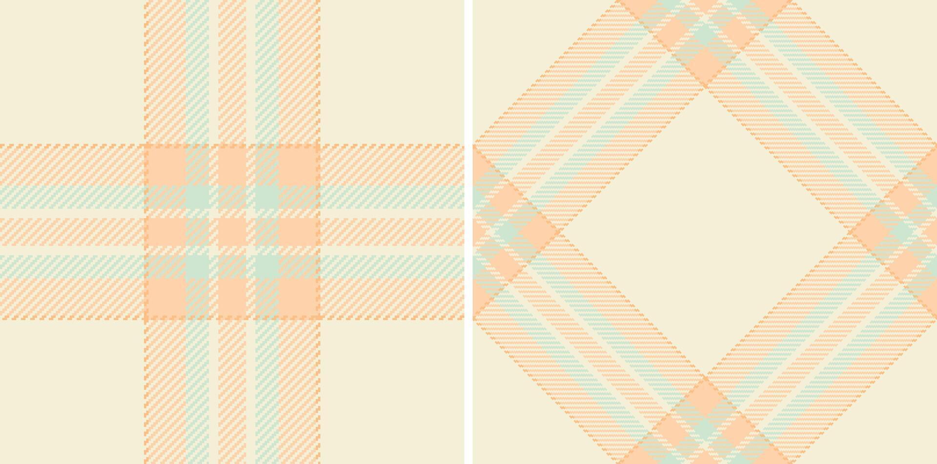 tyg bakgrund vektor av sömlös kolla upp mönster med en tartan textur textil- pläd.