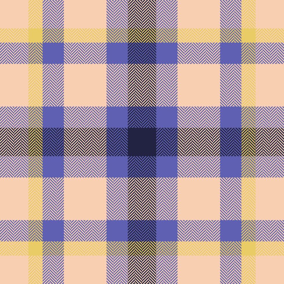 pläd kolla upp mönster. sömlös tyg textur. tartan textil- skriva ut. vektor