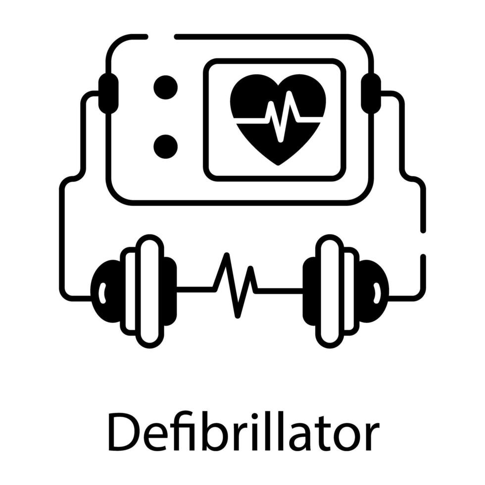 Linie Stil medizinisch Symbol vektor