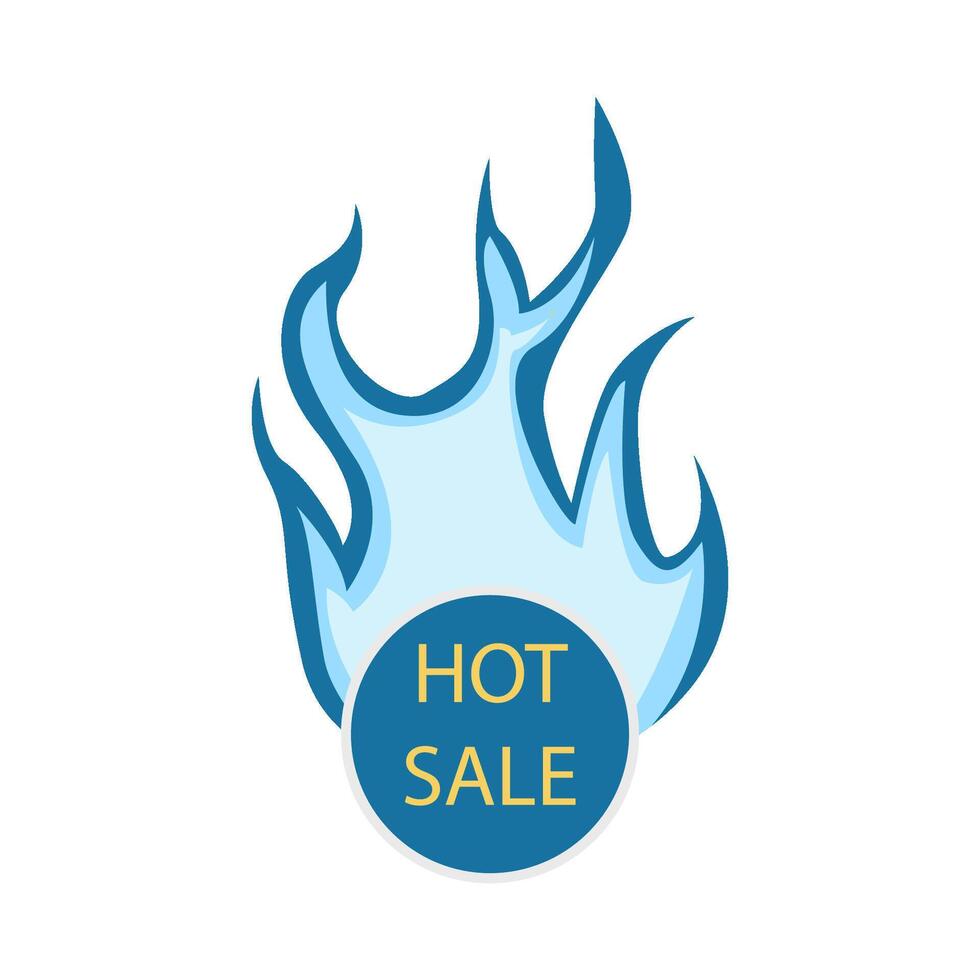 varm försäljning brand illustration vektor
