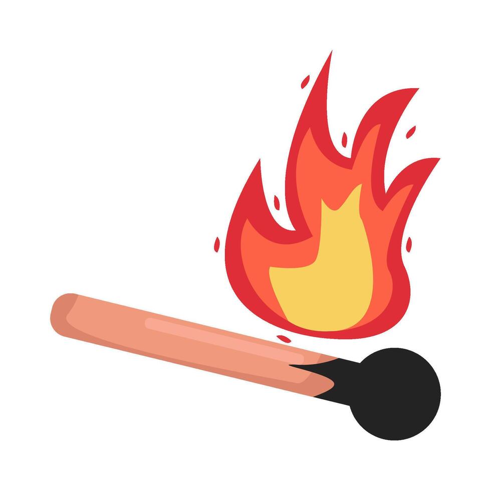 brand i match illustration vektor