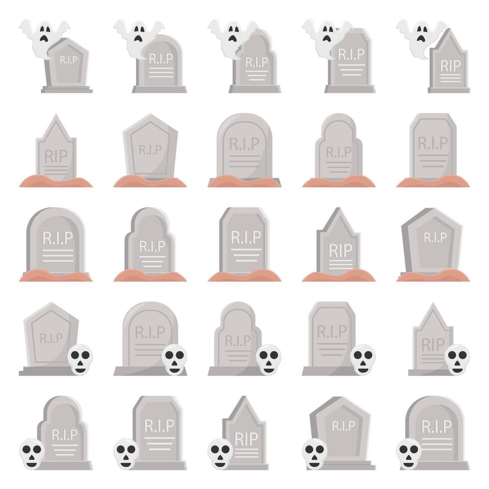 Friedhof Pack Illustration vektor