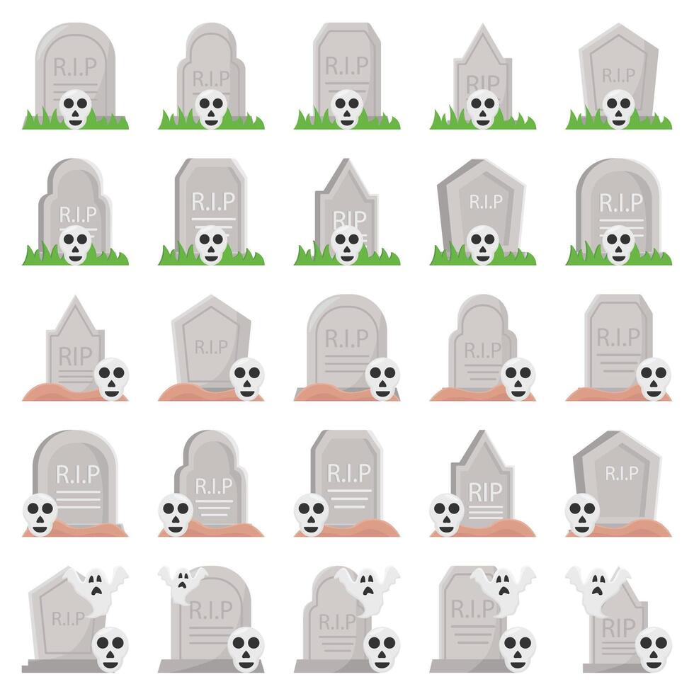 Friedhof Pack Illustration vektor