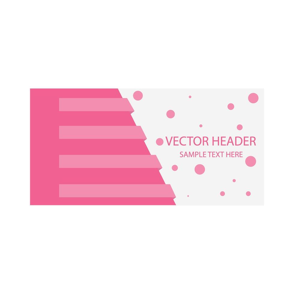 Header Vorlage Illustration vektor