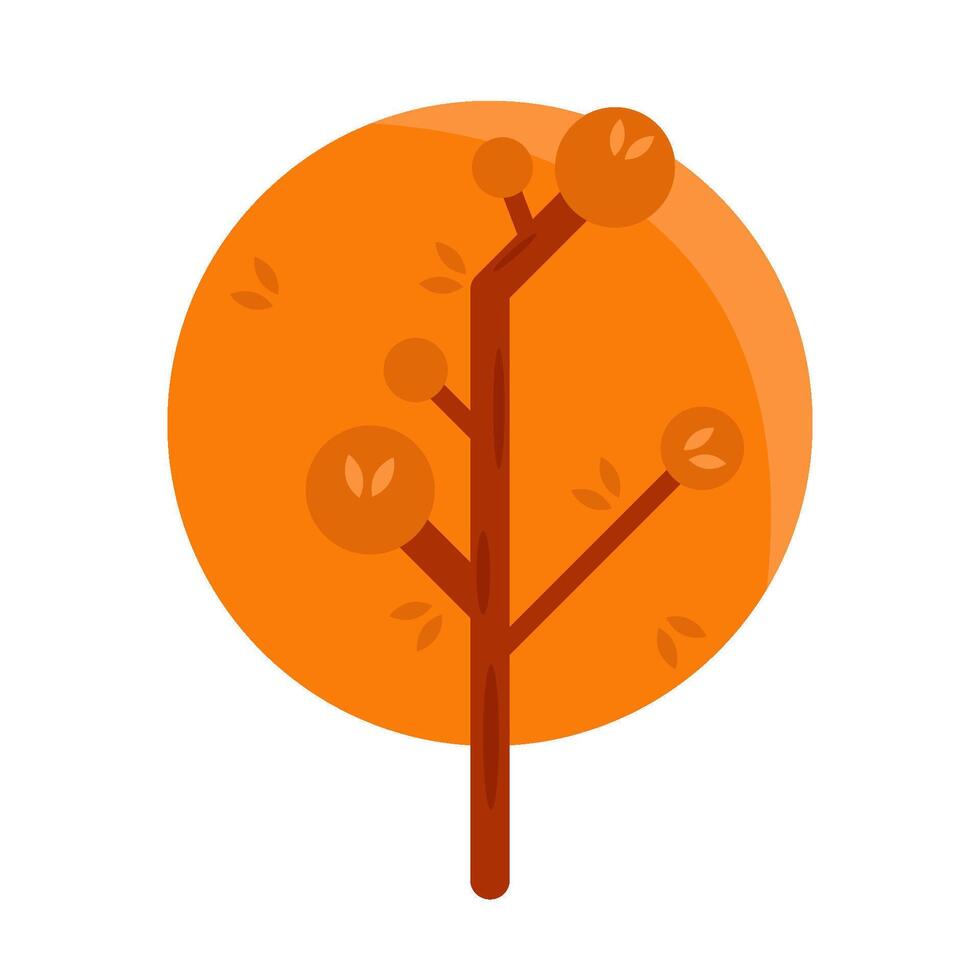 Baum Orange Illustration vektor