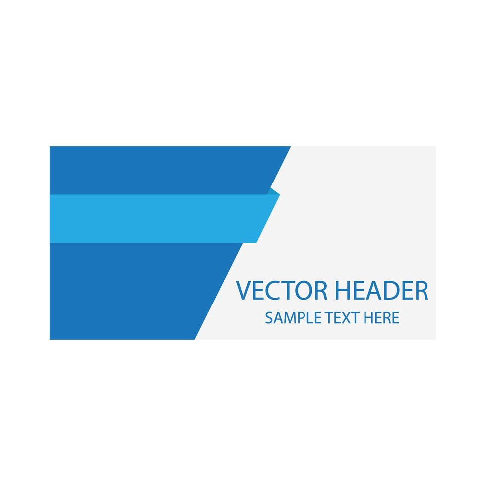 Header Vorlage Illustration vektor