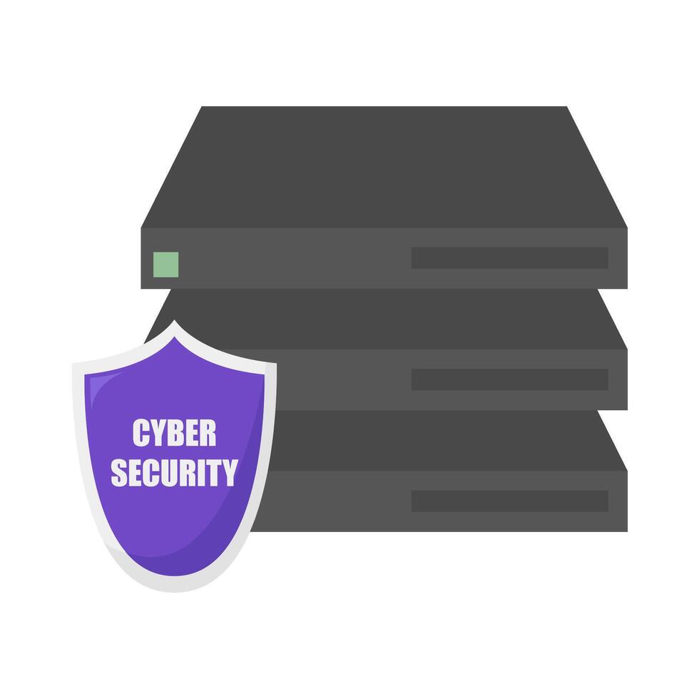 Cyber Sicherheit Daten Illustration vektor