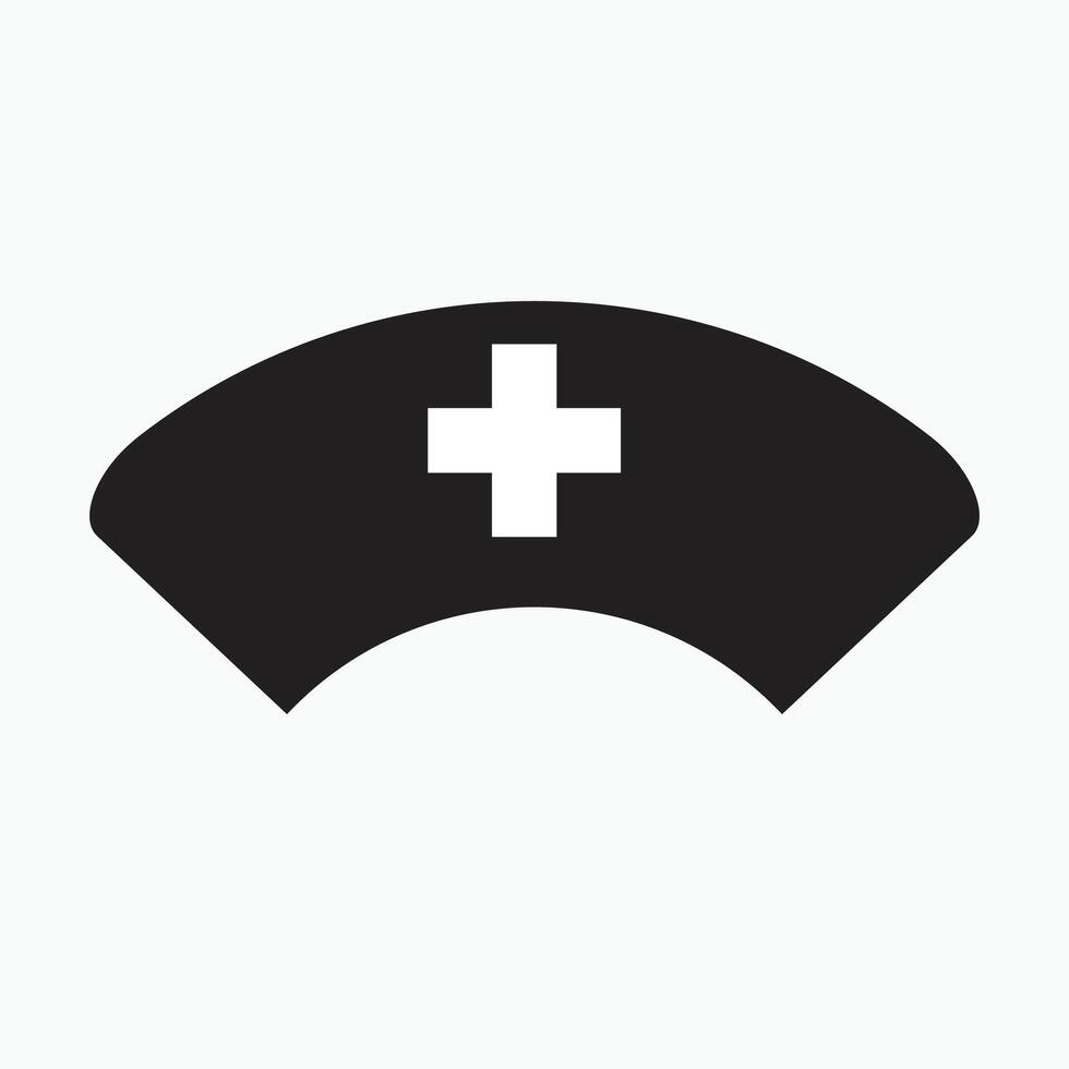 sjuksköterska vektor illustration ikon eps