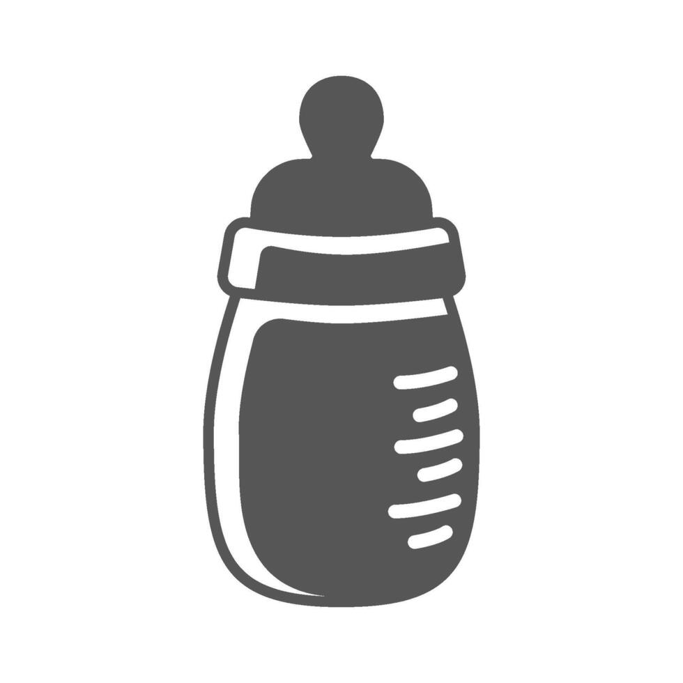 bebis flaska ikon design vektor mall