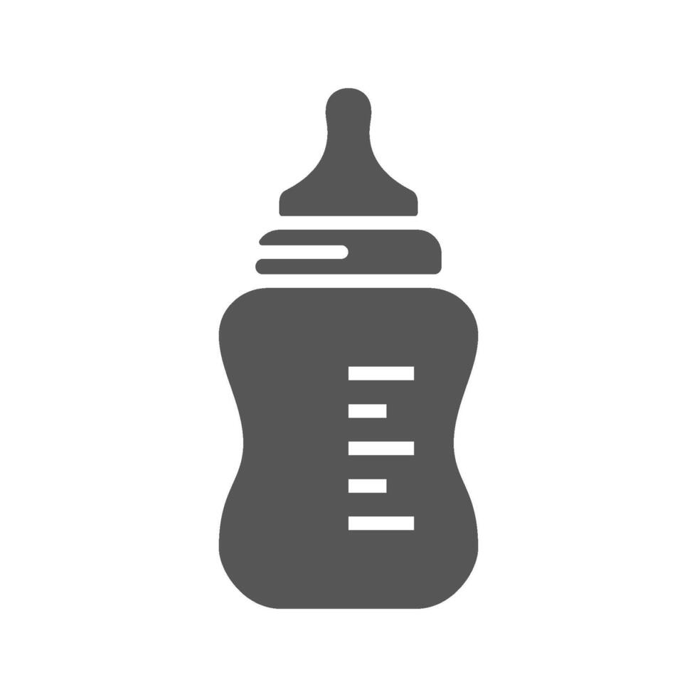 Design-Vektorvorlage für Babyflaschen-Icons vektor
