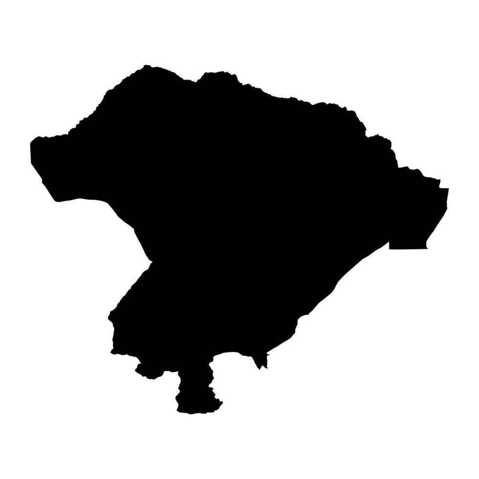 iringa område Karta, administrativ division av tanzania. vektor illustration.