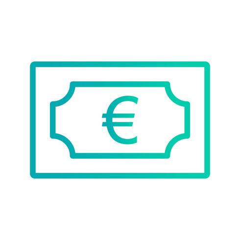 Euro-Vektor-Symbol vektor