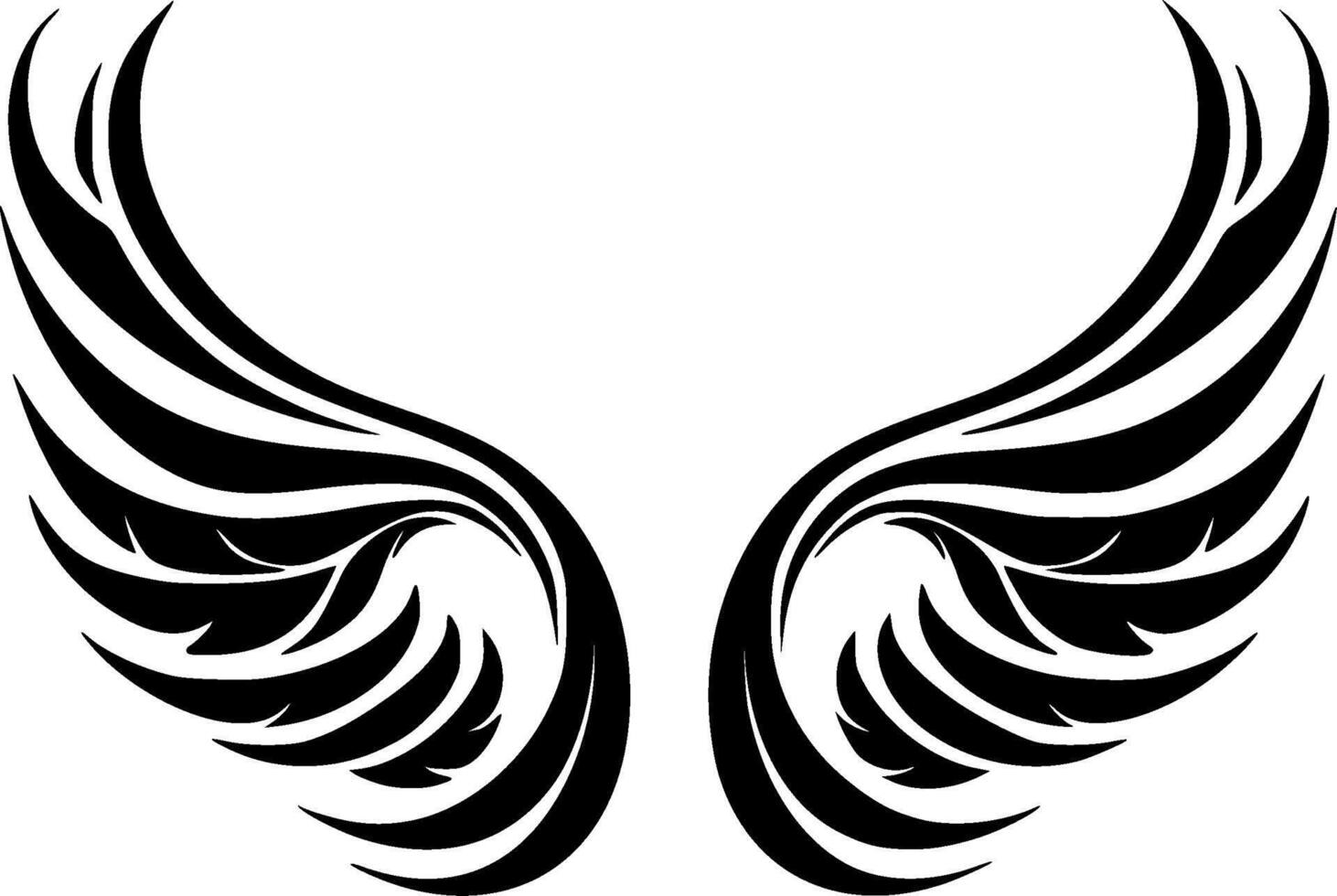 Engel Flügel - - hoch Qualität Vektor Logo - - Vektor Illustration Ideal zum T-Shirt Grafik