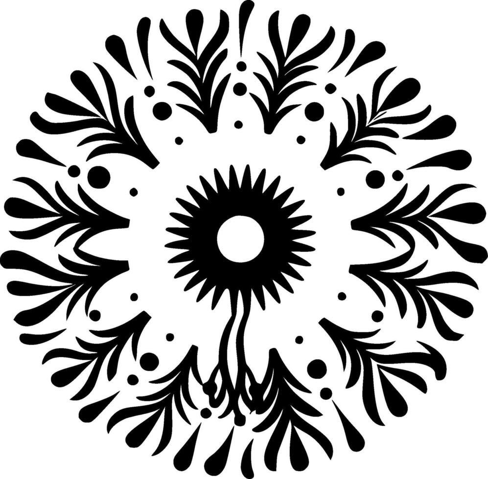 Boho - - minimalistisch und eben Logo - - Vektor Illustration