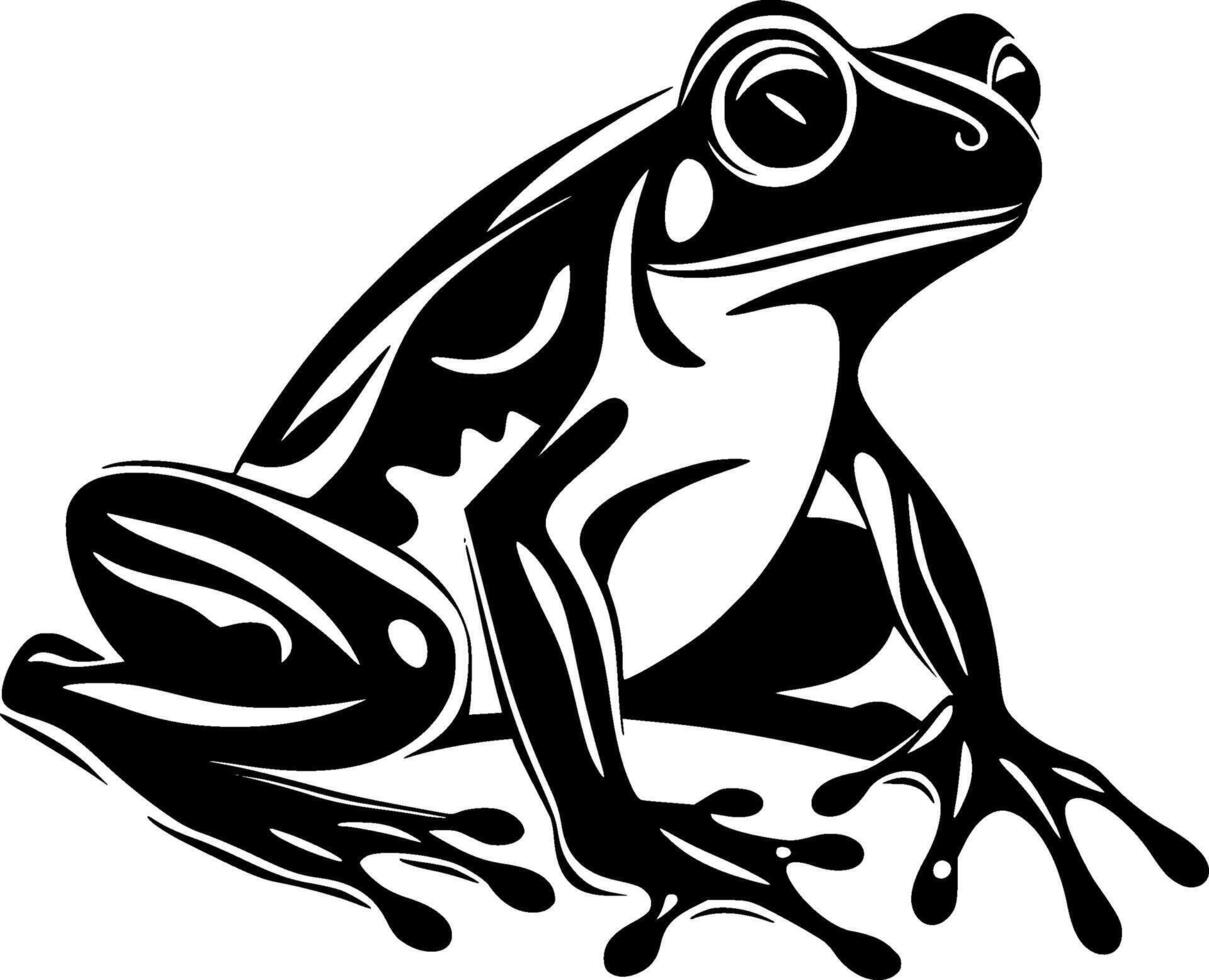 Frosch - - hoch Qualität Vektor Logo - - Vektor Illustration Ideal zum T-Shirt Grafik