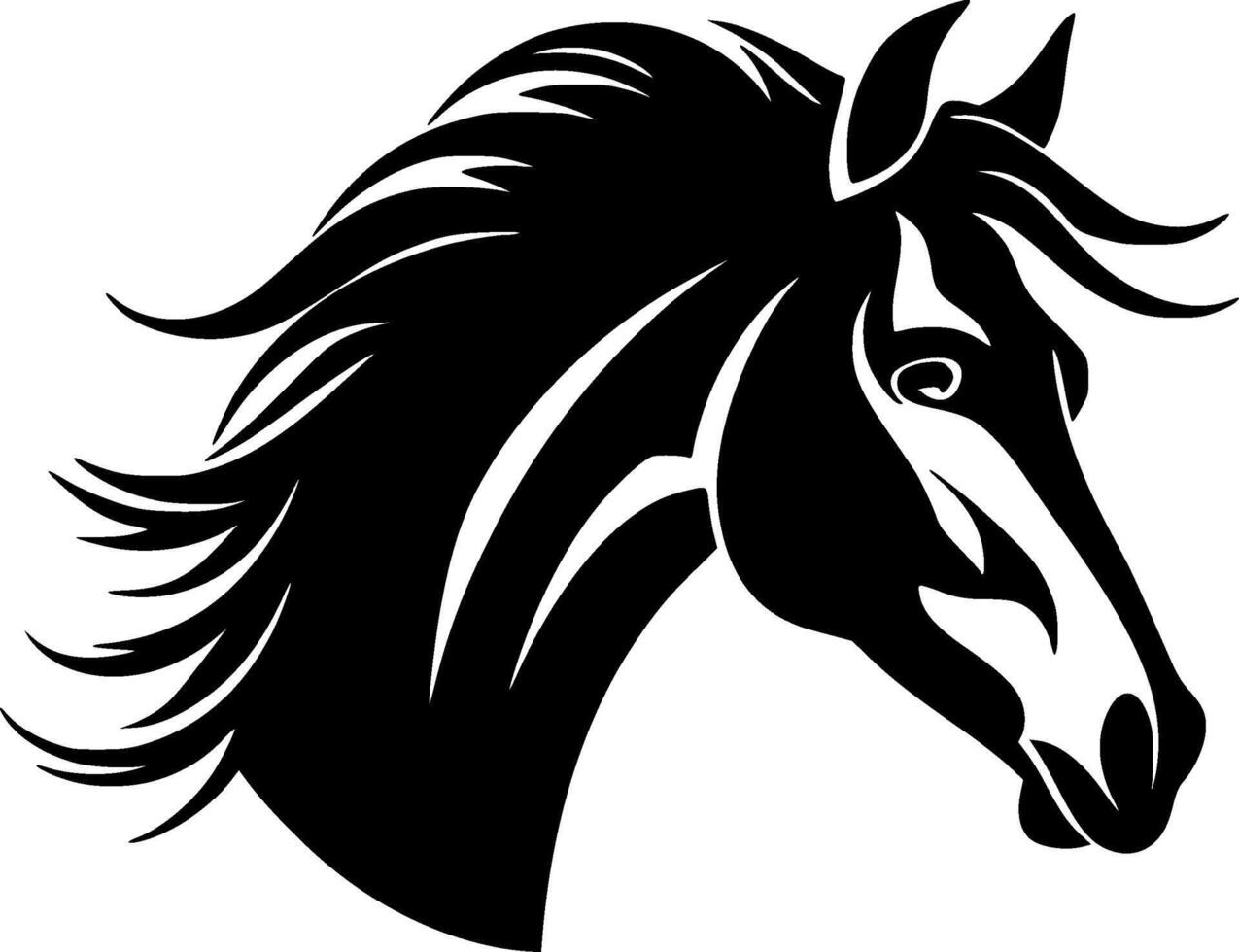 häst - hög kvalitet vektor logotyp - vektor illustration idealisk för t-shirt grafisk
