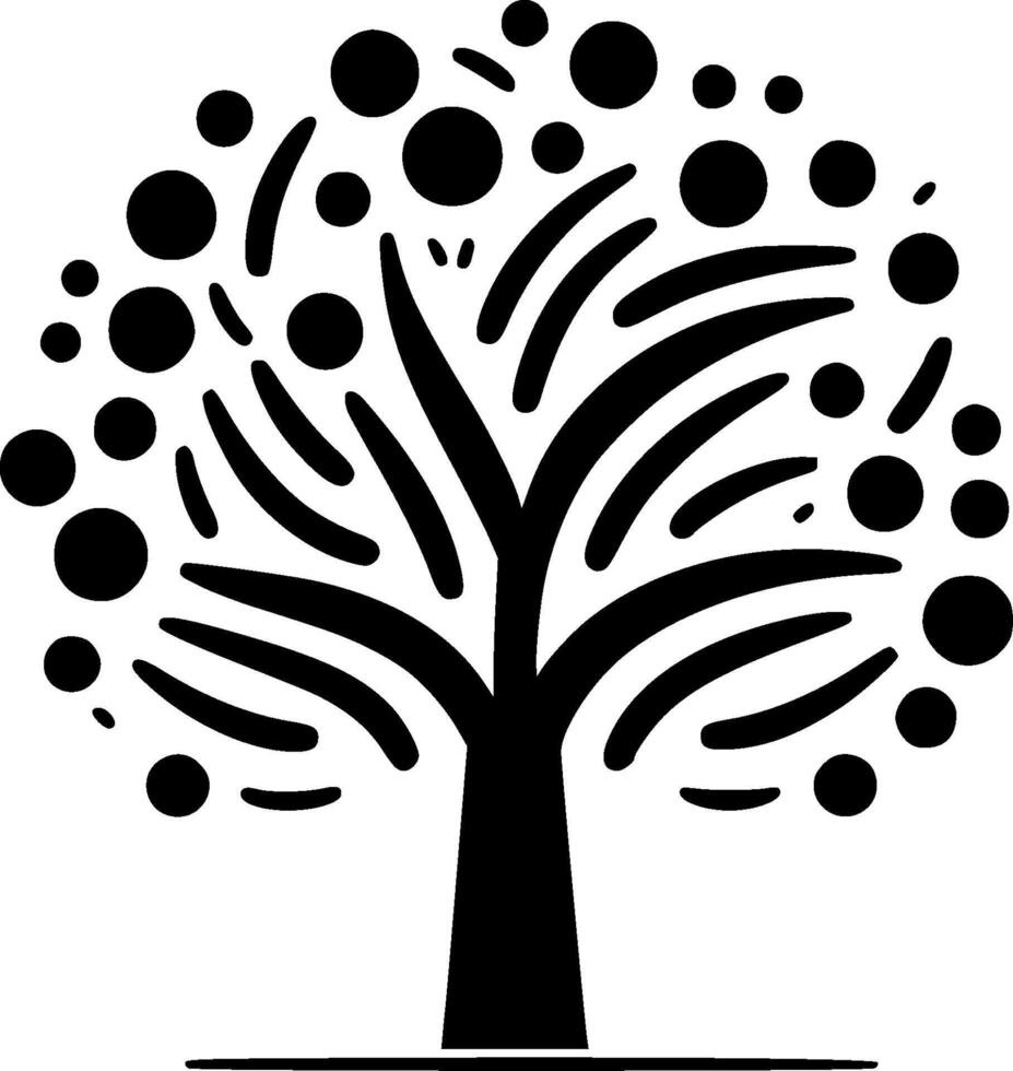 Baum - - hoch Qualität Vektor Logo - - Vektor Illustration Ideal zum T-Shirt Grafik