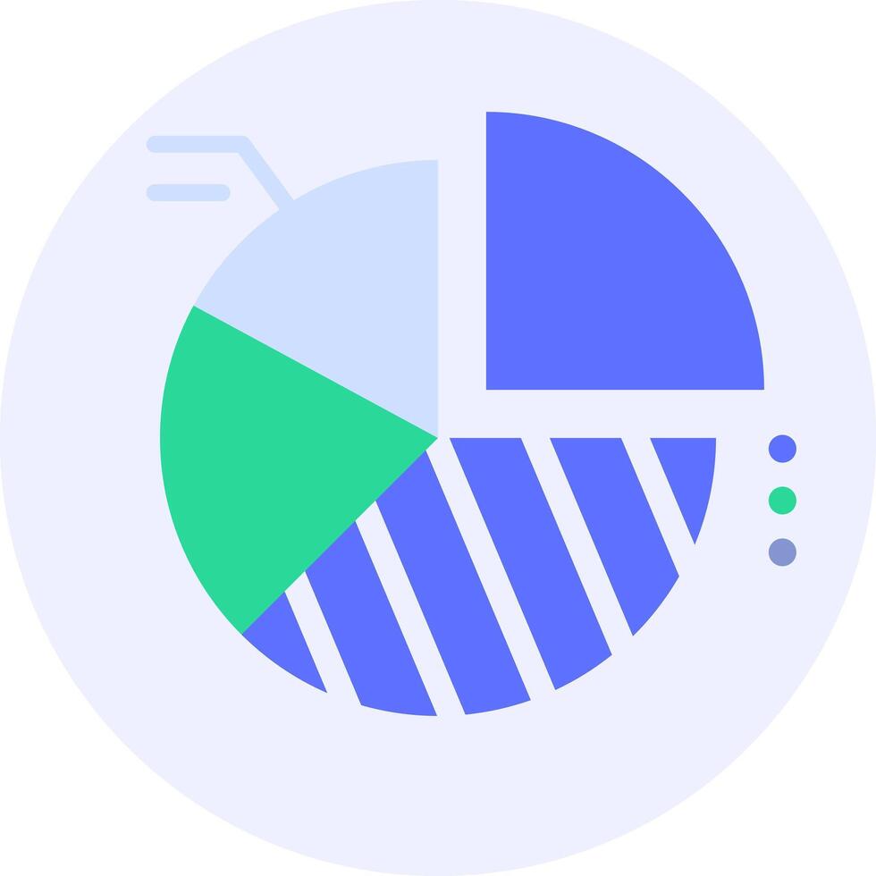 Kuchen Diagramm Daten modern Symbol Illustration vektor