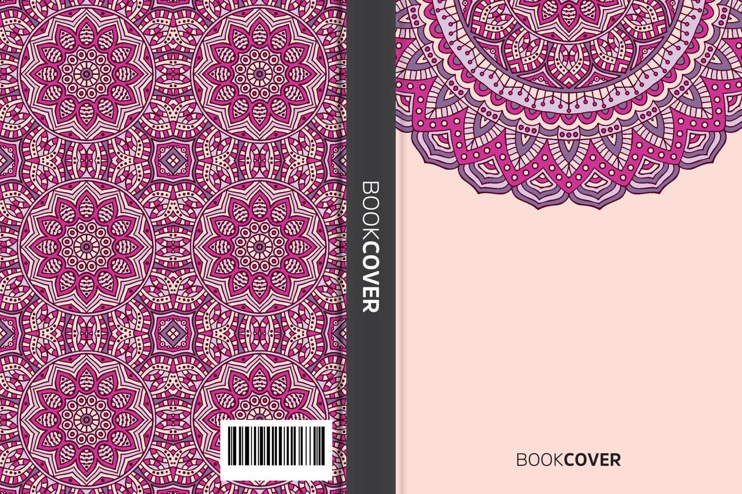 Mandala-Cover-Buch vektor