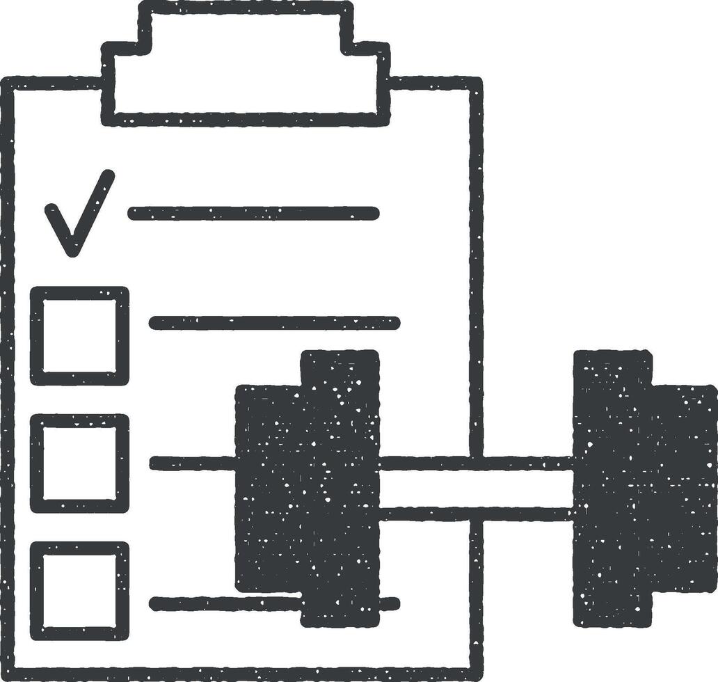 sporter standard ikon vektor illustration i stämpel stil