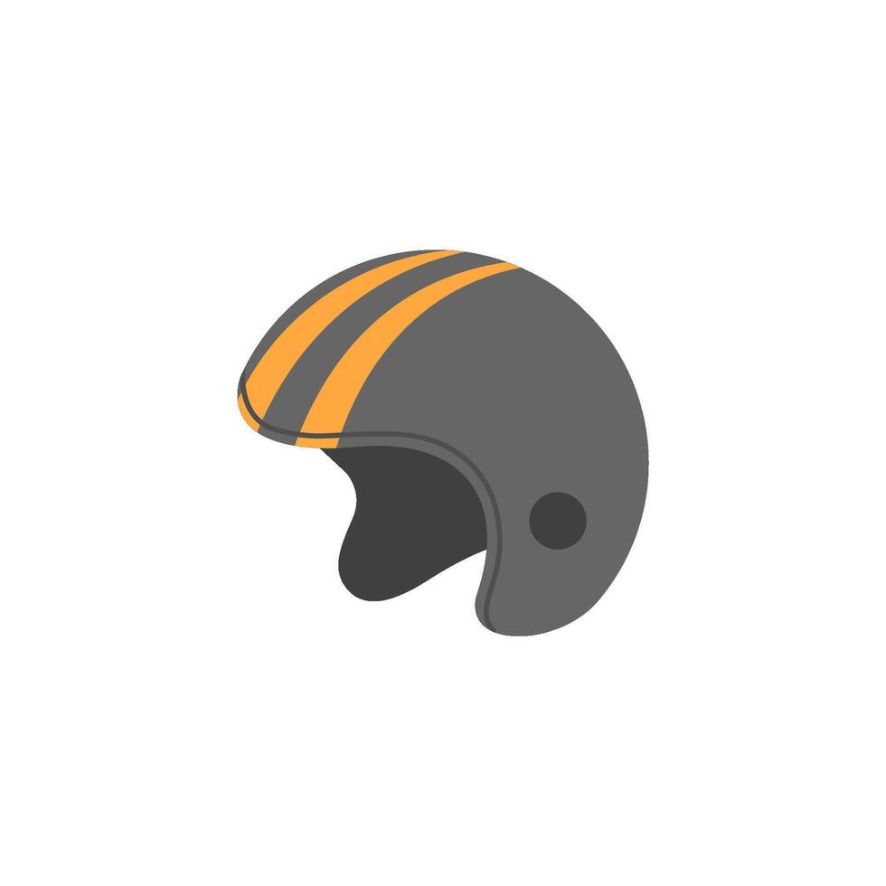 Motorrad Helm Symbol im eben Farbe Stil. Sport Schutz Sicherheit Kopf vektor