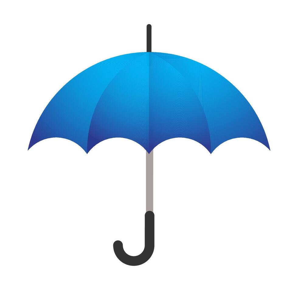 paraply ikon i Färg. valentine kärlek närvarande vektor