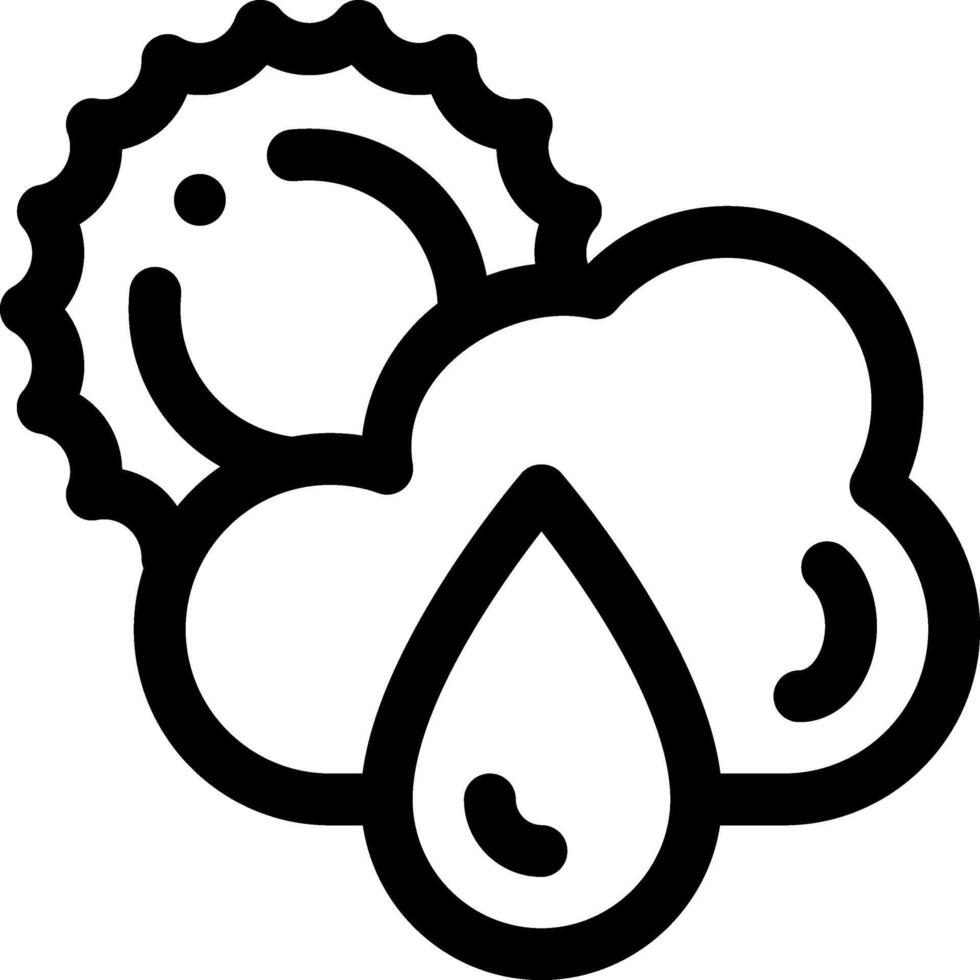 diese Symbol oder Logo Wetter Symbol oder andere wo es erklärt verschiedene Typen von Wetter eine solche wie heiß Wetter und Andere oder Design Anwendung Software vektor