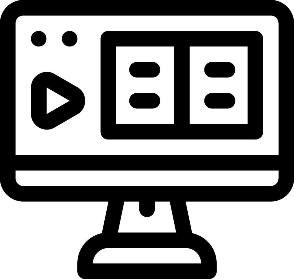 diese Symbol oder Logo online Streaming Symbol oder andere wo es erklärt Dinge Das Muss Sein bereit durch ein Institution zu zur Verfügung stellen Information online zu das Öffentlichkeit und Andere oder Design Anwendung vektor