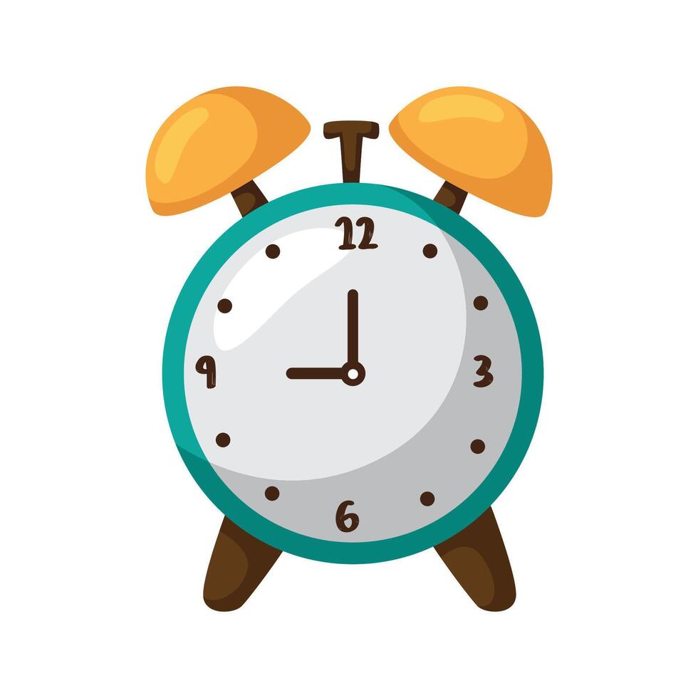 Alarm Uhr Illustration Symbol. Alarm Uhr Design vektor