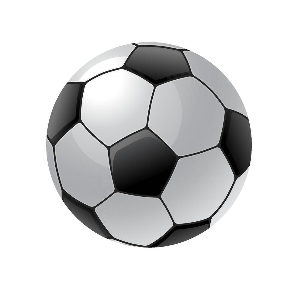 fotboll boll ikon i Färg. sport konkurrens team vektor