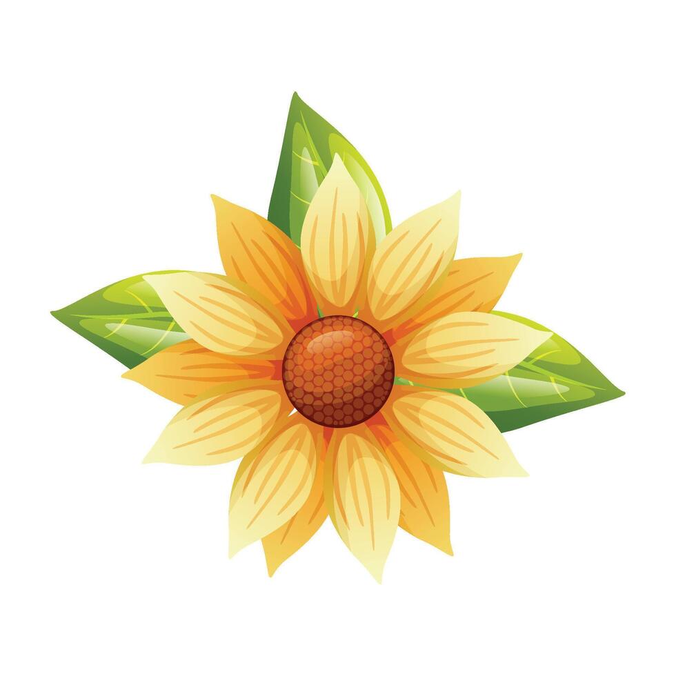 honung blomma ikon design. vektor design