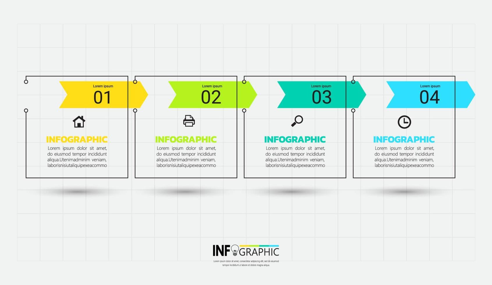 Business Infografik Design vektor