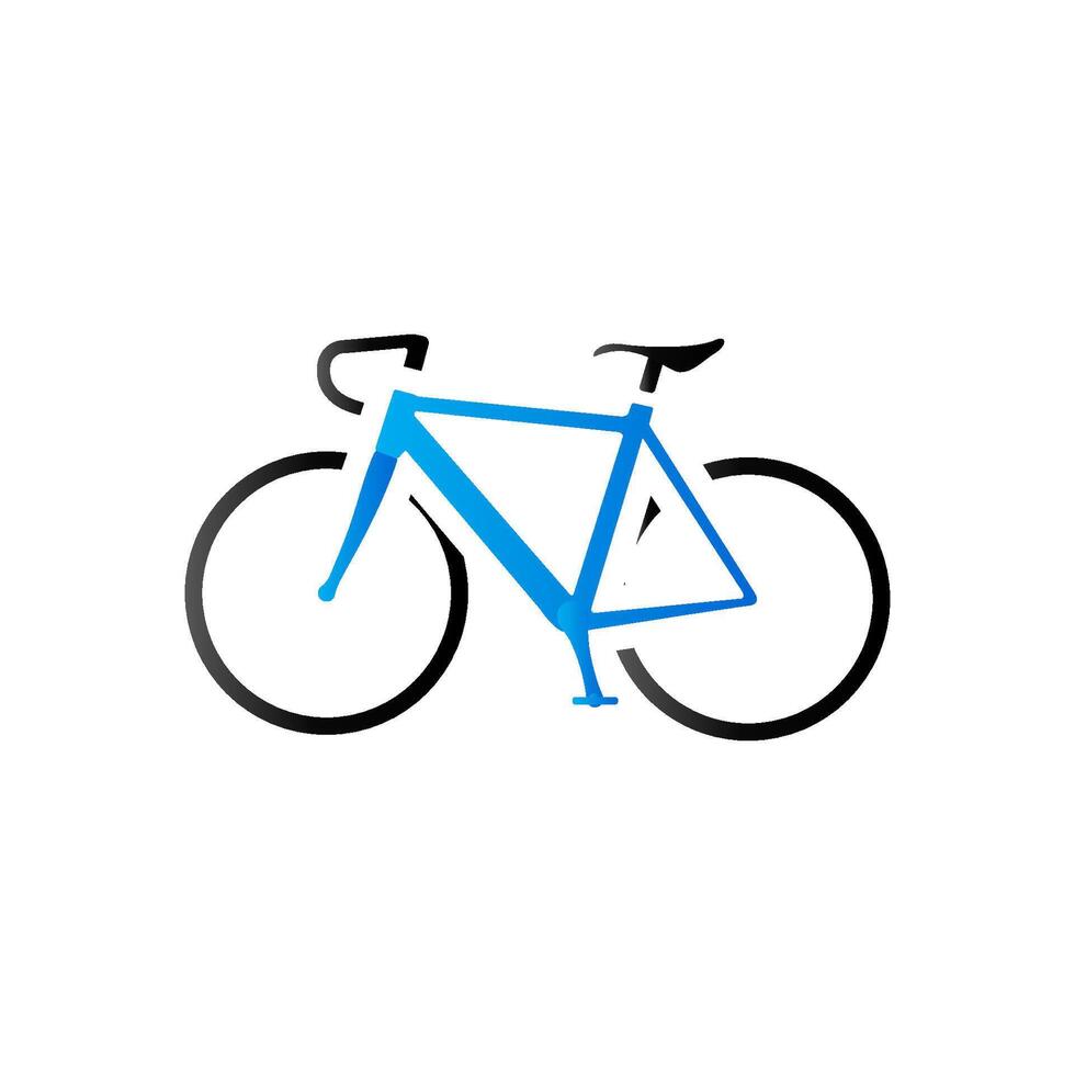 Straße Fahrrad Symbol im Duo Ton Farbe. Sport Rennen Radfahren vektor