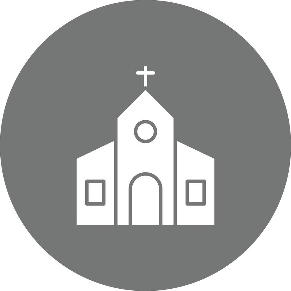 Kirche Symbol Vektor Bild. geeignet zum Handy, Mobiltelefon Apps, Netz Apps und drucken Medien.