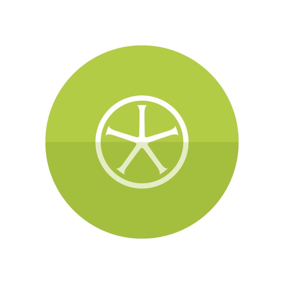 cykel hjul ikon i platt Färg cirkel stil. sport cykling lopp enda Spår rörformig vektor