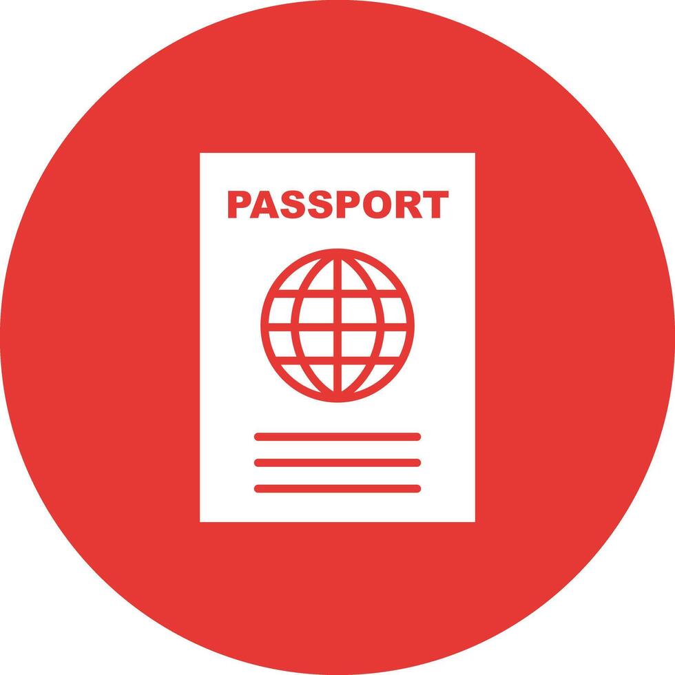 Reisepass Symbol Vektor Bild. geeignet zum Handy, Mobiltelefon Apps, Netz Apps und drucken Medien.