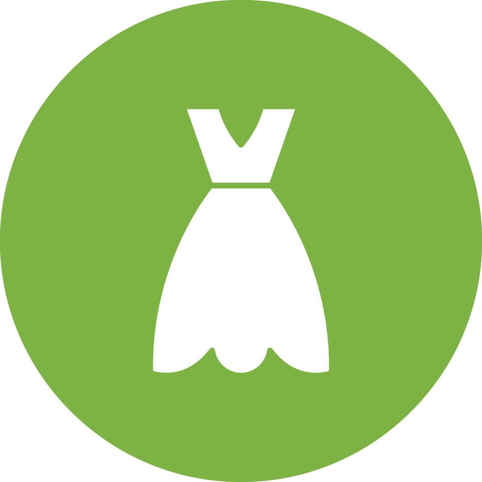 Party Kleid Symbol Vektor Bild. geeignet zum Handy, Mobiltelefon Apps, Netz Apps und drucken Medien.