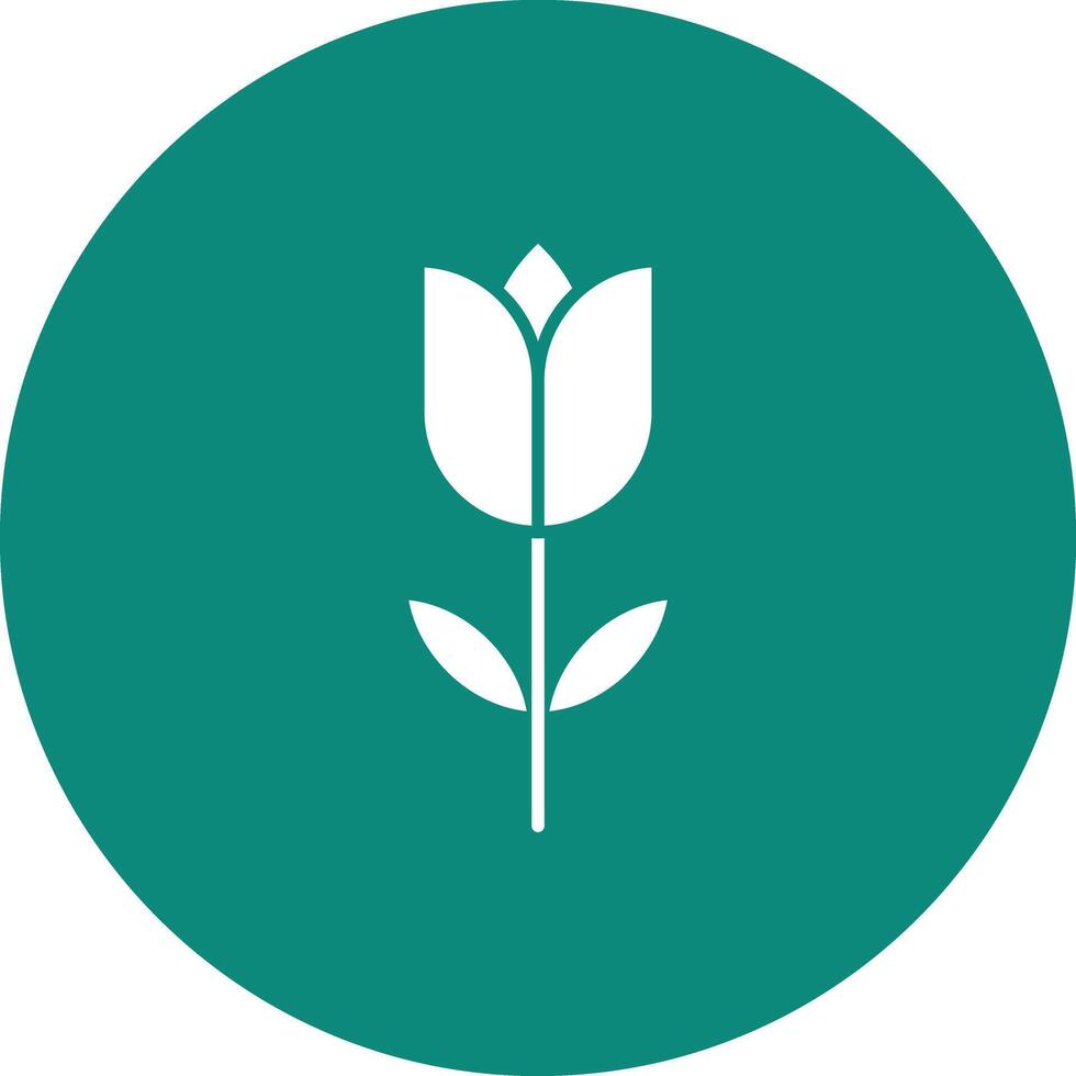 Tulpe Symbol Vektor Bild. geeignet zum Handy, Mobiltelefon Apps, Netz Apps und drucken Medien.