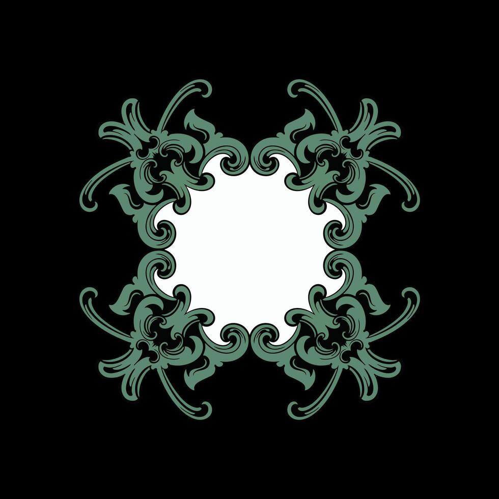 Vektor Rahmen Ornament Jahrgang klassisch Element Dekoration