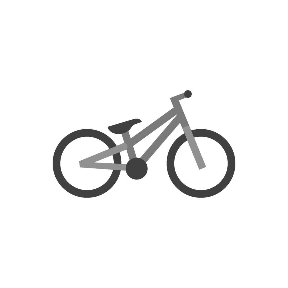 Versuch Fahrrad Symbol im eben Farbe Stil. extrem Sport Athlet Fahrrad Wettbewerb vektor