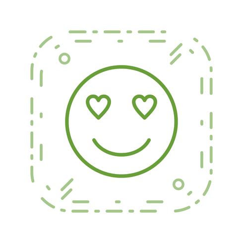Kärlek Emoji Vector Icon